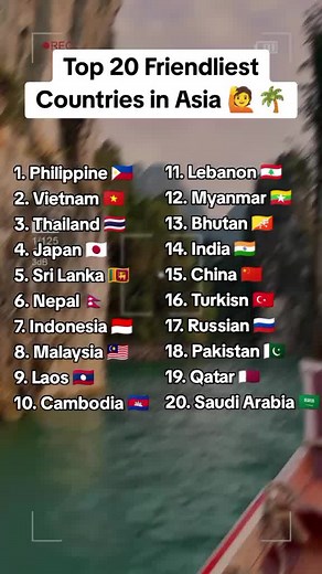 Discover the Friendliest Countries in Asia: From Philippines to Saudi Arabia