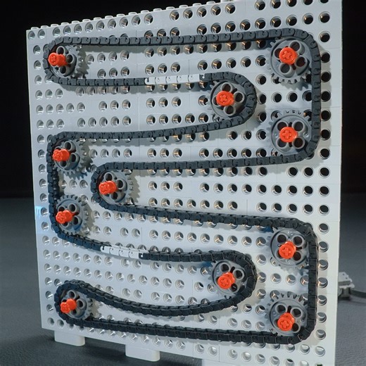 Do They Catch Each Other? 🤔 Chain Drive Experiment | LEGO A LEGO chain drive experiment exploring whether connected chains synchronize and catch each other under load. This test demonstrates real mechanical behavior: slack, tension, inertia, and power transmission in chain-driven systems, explained through a simple LEGO setup. #lego #mechanics #engineering #satisfying #chaindrive | Dr. Engine
