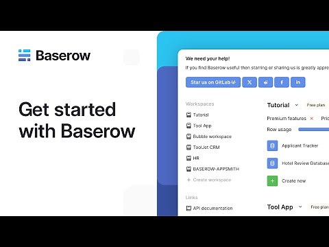 Introduction to Baserow: How to get started