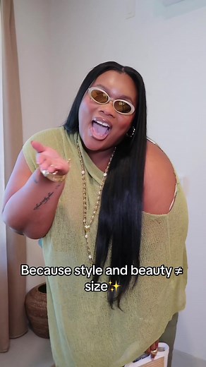 To my plus size babes, my mid-size girlies and everyone of all sizes , we do not have to compromise our style because of our size! Period! 💖 #fyp #foryou #plussizeedition #plussize #plussizefashion #outfitideas #fashiontiktok #biggirltiktok #blackgirltiktok #confidence