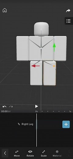 Roblox R6 3D Model (RIGGED!)