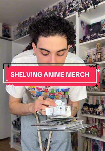 Shelving some new anime merch! #anime #animemerch #animecollection #mangacollection #paulsoles