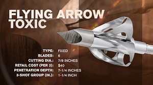 Flying Arrow Archery offers some of the most unique broadhead designs available, and the impressive performance of both the Toxic and Cyclone in our recent field test prove there is method to the curved-blade madness. | HuntStand | Facebook