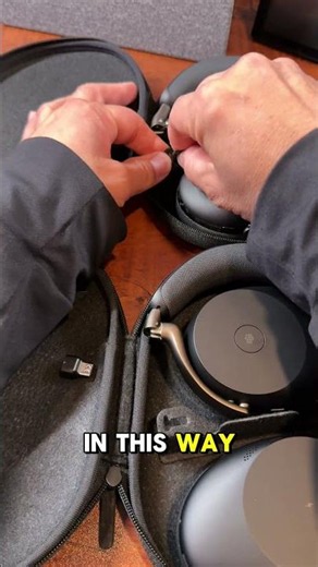 Jabra Evolve3 75 & 85: Where to Store the USB Dongle in the Carrying Case