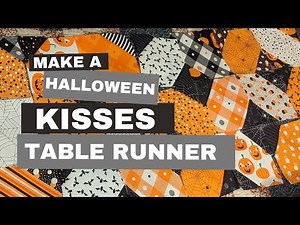 How to Sew a Halloween Table Runner with 1 Charm Pack | Free Pattern | Tutorial