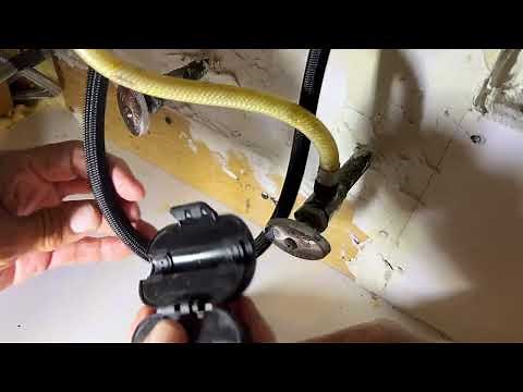 How to attach a weight to a pull down Faucet