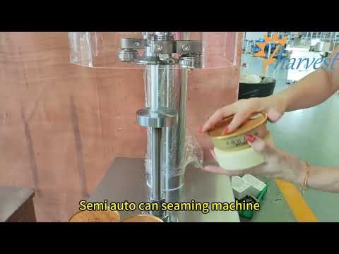 Semi auto can seaming machine, Manual can sealer
