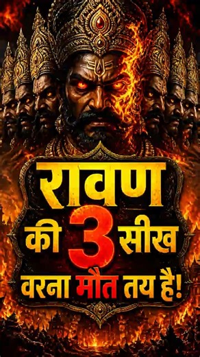रावण की आखिरी 3 सीख 😱