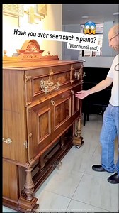 Very strange and rare antique piano Can change the note Like any organ transposed #masterpiece #antique #piano #goodlookingpianos #Germanpianos #ivorykeyboard #qualitypianos #pianorestoration #pianoforte #antiquepianosShowroom #rarepianos | Antique Pianos