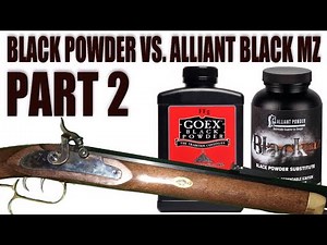 Black Powder vs. Alliant Black MZ Part 2: Chronograph Testing