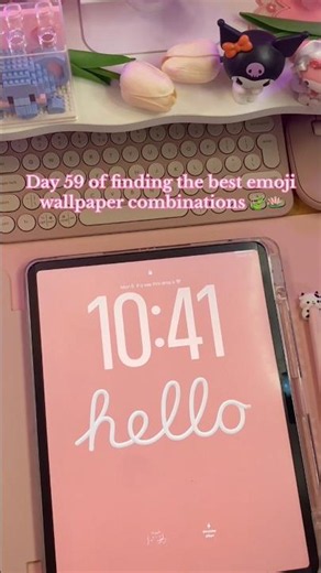 Day 59 💚 Cute Green Emoji Wallpaper for iPhone & iPad ✨ #ipad #iphonewallpaper #apple