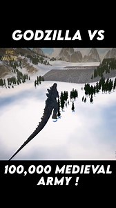 400K views · 1.3K reactions | Godzilla VS 100,000 Medieval Army !  Who will win ? 樂 #gamingcommunity #uebs #gameplay #uebs2 #gaming | Epic Warz | Facebook