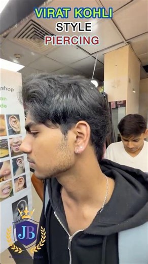 Virat Kohli style piercing #shorts