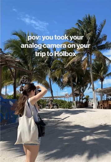 Exploring Holbox with an Analog Camera