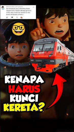 Why is BLAZE asking about train keys?🤔 I mean, why does it have to be a train, hey? (language gap...