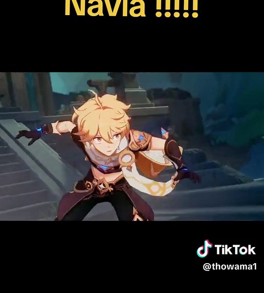 Navia Fall Down the Ruins | Archon Quest Chapter 4 Act 5 Masquerade of The Guilty