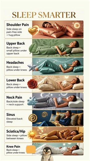 Sleep Smarter Best Positions to Relieve Pain & Improve Rest 😴