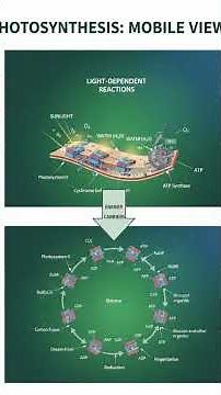🌳Photosynthesis and C3 pathway in less than 2minute In a Nutshell.✅#biology –#Kurzgesagt