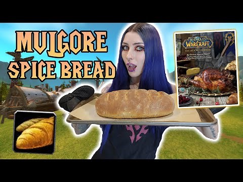 Making Mulgore Spice Bread from the World of Warcraft Cookbook! 🐮🍞