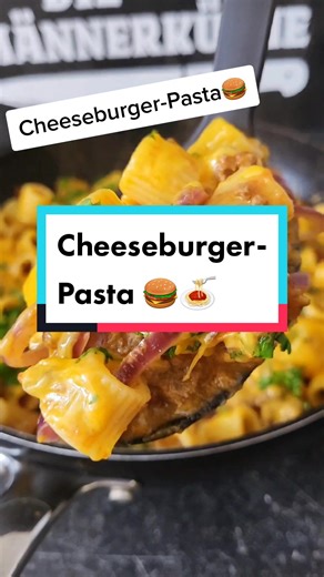 Leckeres Rezept: Cheeseburger-Pasta 🍔🍝