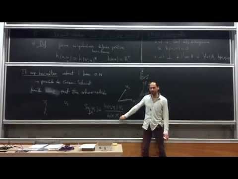 Mécanique quantique 4 (2017-2018)