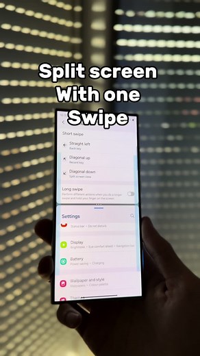 Samsung Split Screen Swipe | Android Hacks