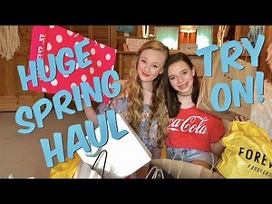 Spring Clothing Try On Haul 2018 With Princess Ella and CC
