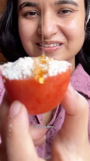 DIY Tomato Face Pack with Oats & Honey 🍅✨ | Natural Skincare for Instant Glow #viral #zenfitglow