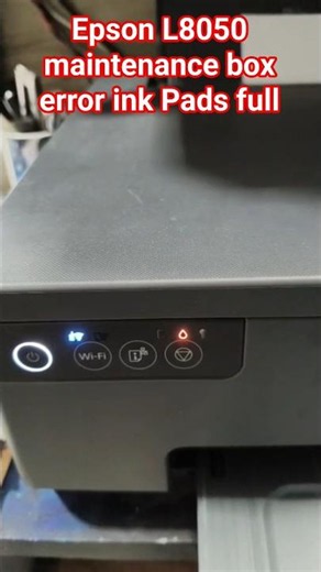 Epson L8050 maintenance box error ink Pads full#epson #services #printersupportsoftware