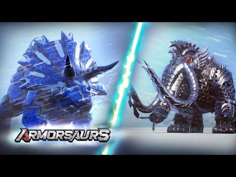 Armorsaurs Battle Chromedrone Mammoths | Armorsaurs