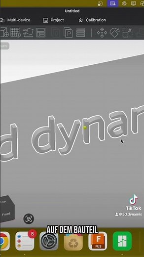 Text in Bambu Studio einfügen #bambulab #bambulabp1s #bambulaba1 #bambulabx1c #bambustudio