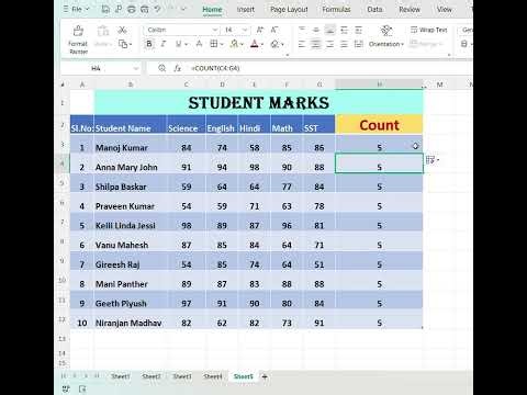 "How to Use COUNT Functions in Excel — Complete Guide"