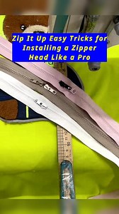 Zip It Up Easy Tricks for Installing a Zipper Head Like a Pro #tipsandtricks #sewinghacks #zipperhead #sustainableluxury #tipoftheday #SolutionsForYou #sewingforbeginners #beginnerswelcome #diyhacks #beginnersewing #easydiy #satisfyingvideosdaily #selflearning #freetutorial #easytolearn #howto | All Girls' Things