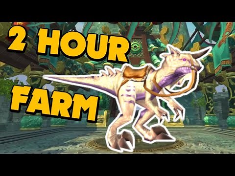 WOW Bone White Primal Raptor MOUNT Tutorial