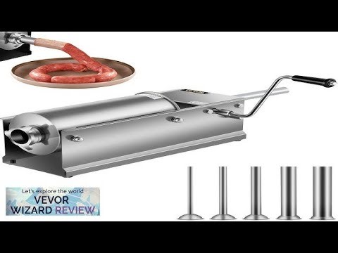 12Lb/7L Manual Sausage Stuffer Review — Heavy Duty Vertical Meat Filler for Home & Commercial Use!