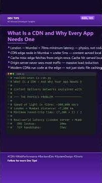 What Is a CDN — And Why Your App Needs One Right Now