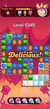 Candy Crush Saga level 5345 - Legendary Level with 3 FREE Boosters & 10 Gold Bars | High Speed