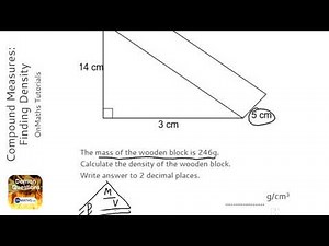 Compound Measures: Finding Density (Grade 4) - OnMaths GCSE Maths Revision