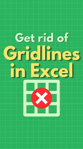 11K views · 129 reactions | Tired of distracting gridlines in Excel? Let's enhance your spreadsheets! Clean, clear, and easy on the eyes.  #ExcelTips #Excel #Finance #Spreadsheets #productivityhacks #Microsoftexcel #Exceltricks #office #Accounting #Gridlines | Excel Campus | Facebook
