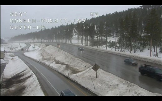 And so it begins! Wet roads along I-80 over Donner Summit. Remember to slow down and drive responsibly on this New Year's Eve. Check #QuickMap and be prepared for delays and chain controls, especially once the rain transitions to snow. | Caltrans District 3