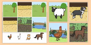 Farm Animal Sorting Activity