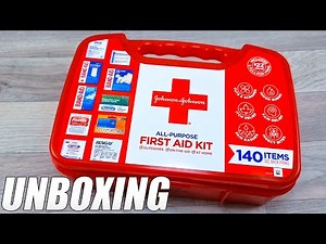 Johnson & Johnson First Aid Kit Unboxing