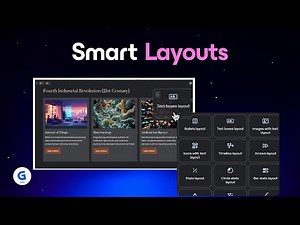 How to Use Smart Layouts in Gamma