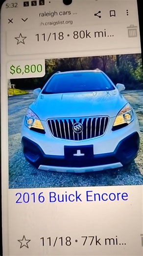 2016 Buick encore 77k 6,800 nice suv