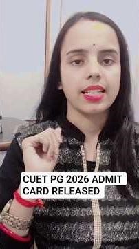 CUET-PG 2026 Admit Card Out! 🚨 Exam 18 March ko hai, toh ye 3 galtiyan bilkul mat karna! 🛑 #viral
