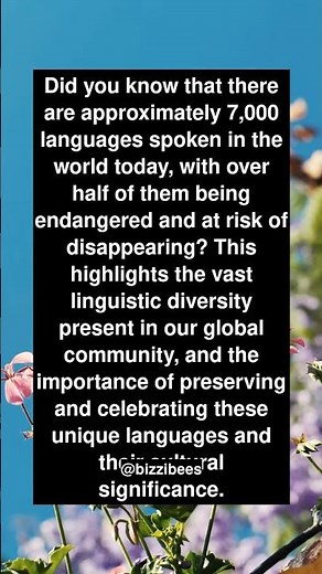 Did You Know Facts - Cultural Diversity