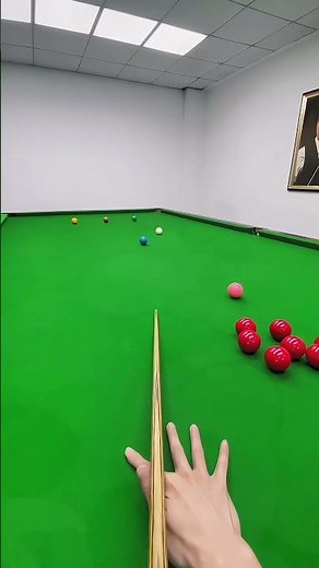 Unreal Backspin! 🎯 Long-Distance Draw Shot on a Snooker Table #billiards #pool1 #snooker