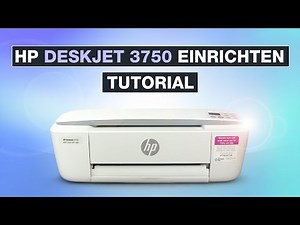 Setting up & installing the HP DeskJet 3750 ✅ All models of the 3700 Series | Tutorial - Testventure