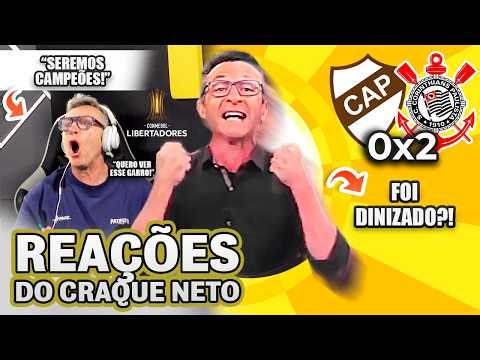 BACK TO WINNING! LOOK HOW THE STAR NETO REACTED TO PLATENSE 0X2 CORINTHIANS IN THE LIBERTADORES CUP