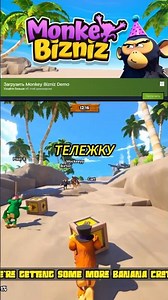 🐵 You can test out this co-op madness for free on Steam — Monkey Bizniz!🍌